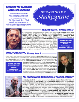 Speaking Flyer for April 2008