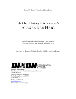 Alexander Haig