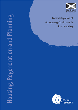 Investigation of Occupancy Controls in Rural Housing