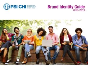 Brand Identity Guide 2018–2019 CONTENTS