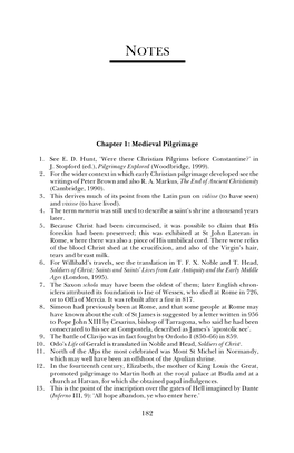 182 Chapter 1: Medieval Pilgrimage