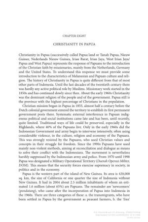 CHRISTIANITY in PAPUA Christianity in Papua
