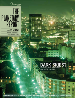 The Planetary Report June Solstice 2012 Volume 32, Number 2