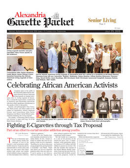 Alexandria Senior Living Gazette Packet Page, 11 25 Cents Serving Alexandria for Over 200 Years • a Connection Newspaper July 25, 2019