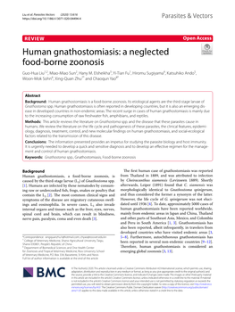 Human Gnathostomiasis: a Neglected Food-Borne Zoonosis