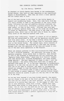 Birdobserver13.5 Page258-260 the Ipswich Cattle Egrets Jim Berry.Pdf