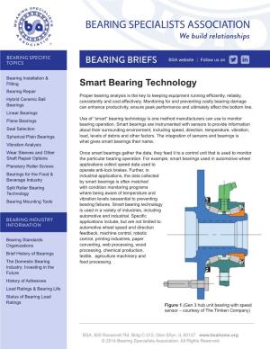 Smart Bearing Technology