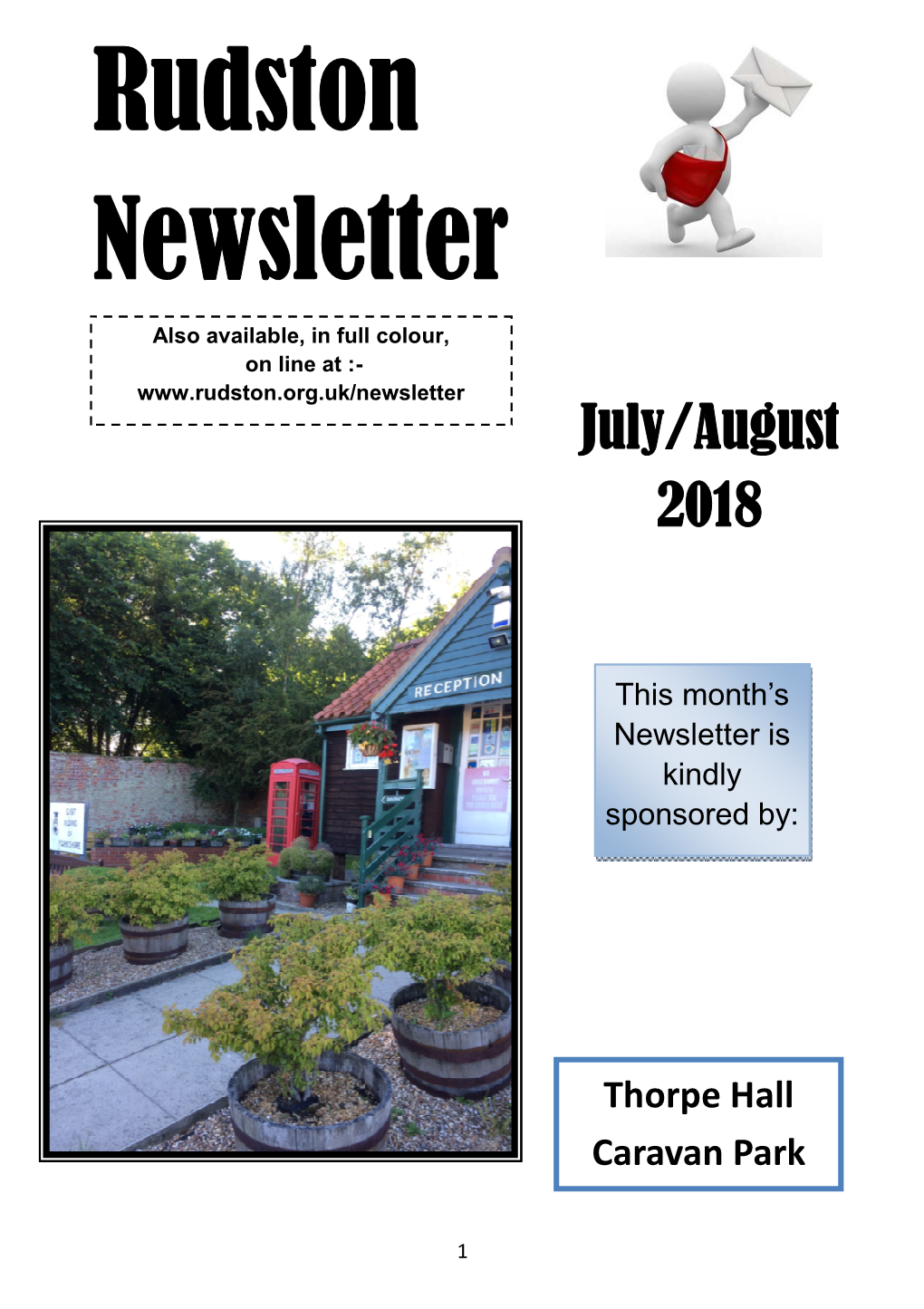 July. Aug Rudston Newsletter Neil .Pub