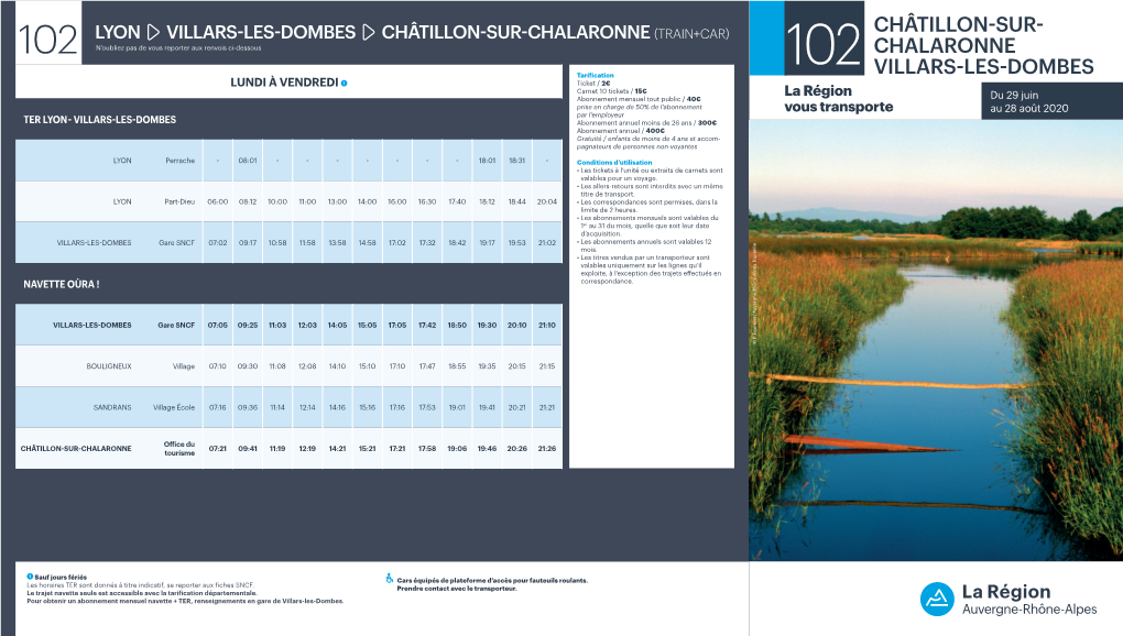 Châtillon-Sur- Chalaronne Villars-Les-Dombes