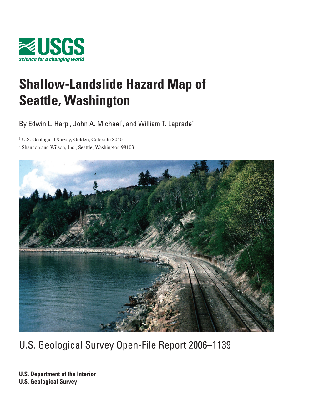 Shallow-Landslide Hazard Map of Seattle, Washington