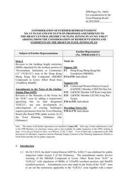 TPB Paper No. 10665 for Consideration by the Town Planning Board on 28.8.2020