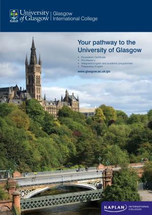 Your Pathway to the University of Glasgow