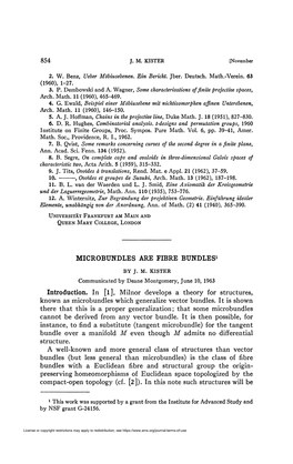 854 MICROBUNDLES ARE FIBRE BUNDLES1 Introduction, in [L