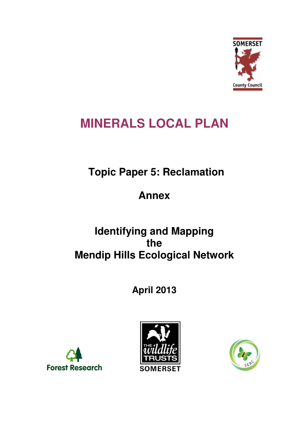 Minerals Local Plan