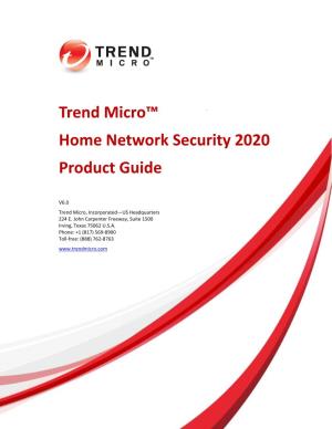 Home Network Security 2020 Product Guide