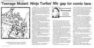 'Teenage Mutant Ninja Turtles' Fills Gap for Comic Fans ~J