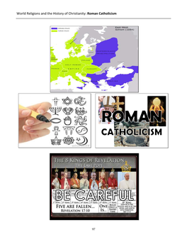 World Religions and the History of Christianity: Roman Catholicism