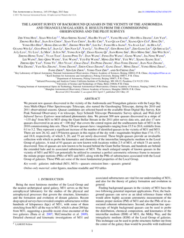 The Lamost Survey of Background Quasars in the Vicinity of the Andromeda and Triangulum Galaxies