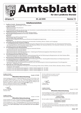 Amtsblatt 2005-15