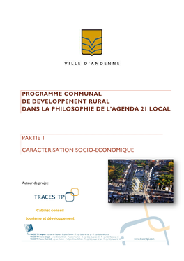 Programme Communal De Developpement Rural Dans La Philosophie De L’Agenda 21 Local