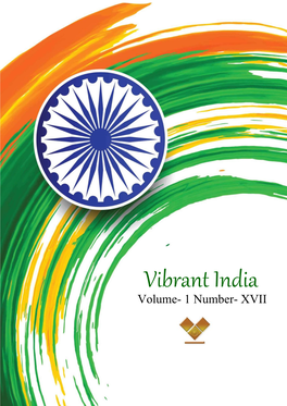 Vibrant India Volume 1 Number XVII