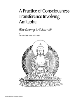 A Practice of Consciousness Transference Involving Amitabha
