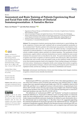 Assessment and Brain Training of Patients Experiencing Head and Facial Pain with a Distortion of Orofacial Somatorepresentation: a Narrative Review