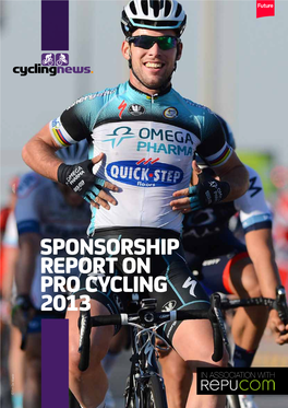Sponsorship Report on Pro Cycling 2013