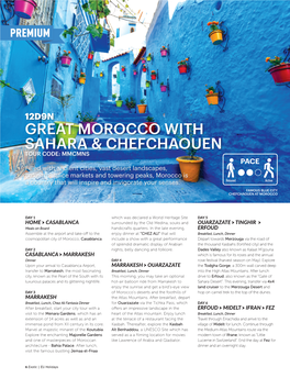 Great Morocco with Sahara & Chefchaouen