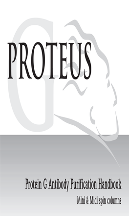 Proteus Protein G Antibody Purification Handbook