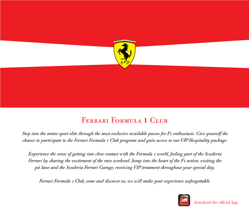 Ferrari Formula 1 Club