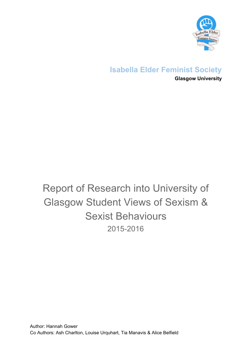 Report Ofа​Research Into University Of