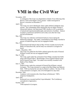 VMI in the Civil War