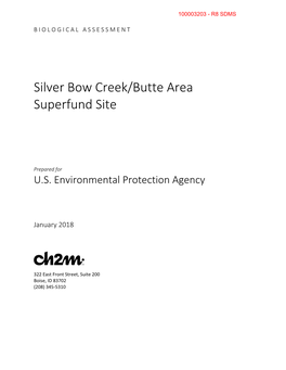 Silver Bow Creek/Butte Area Superfund Site