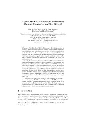Hardware Performance Counter Monitoring on Blue Gene/Q