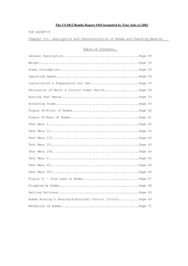 The US 6812 Bombe Report 1944 Formatted by Tony Sale (C) 2002