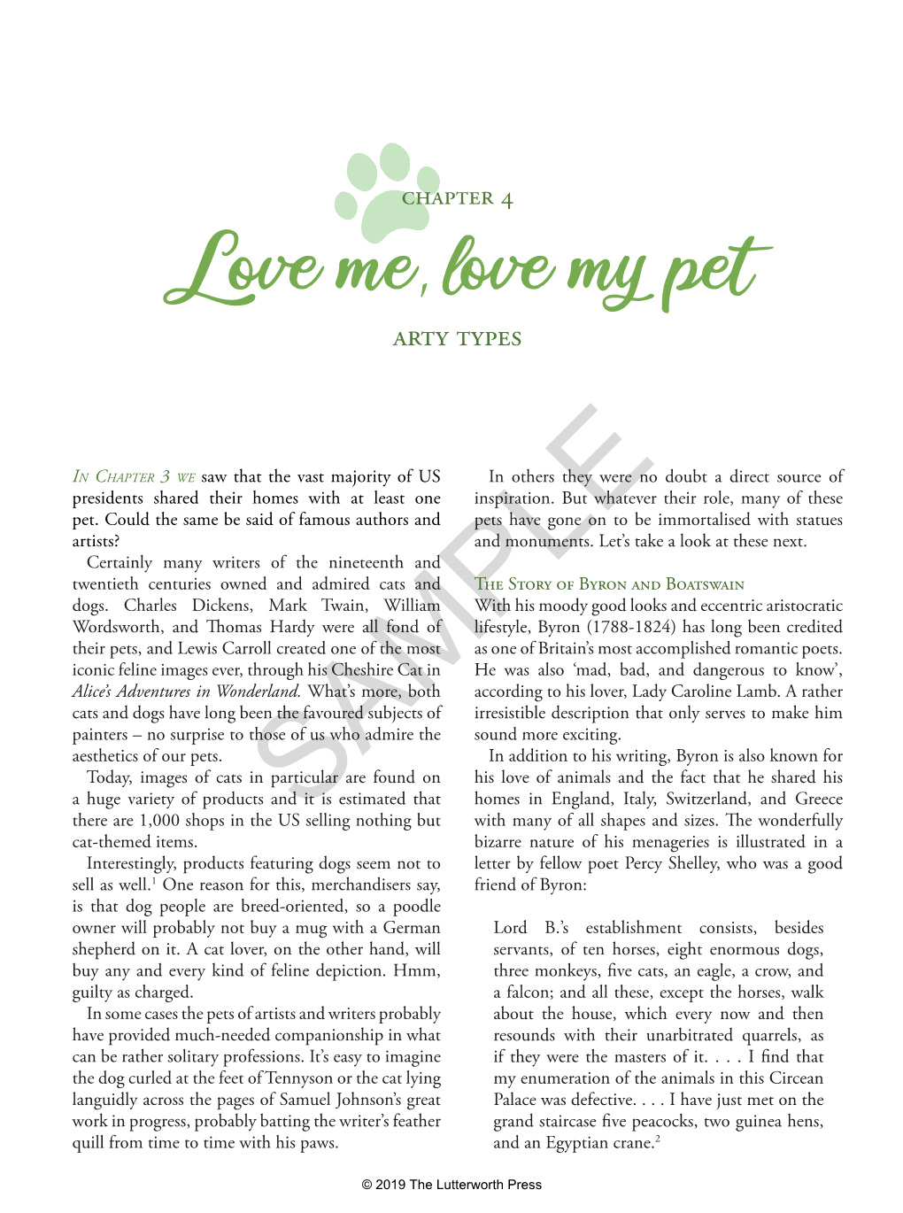 Love Me, Love My Pet: Arty Types 43