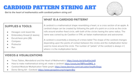 CARDIOID PATTERN STRING ART Get to the Heart of Mathematics with Cardioid Pattern String Art!