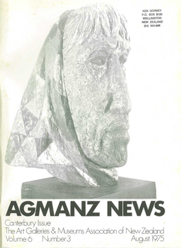 AGMANZ New Volume 6 Number 3 August 1975