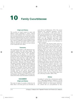 10 Family Cucurbitaceae