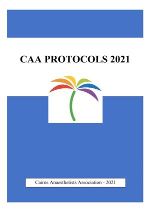 Caa Protocols 2021