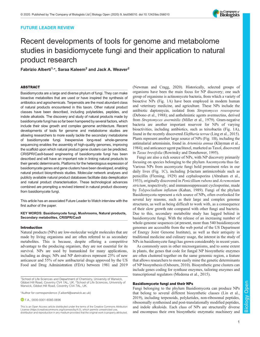 Recent Developments of Tools for Genome and Metabolome Studies