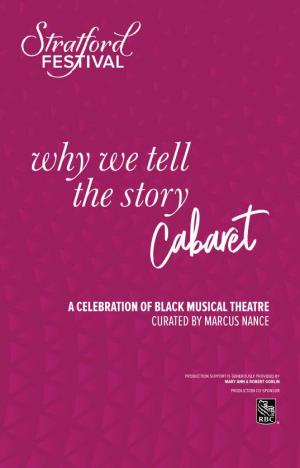 A Celebration of Black Musical Theatre Curated by Marcus Nance