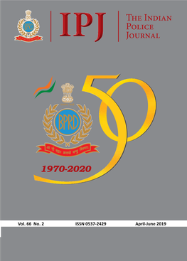 Indian Police Journal (April to June 2019)