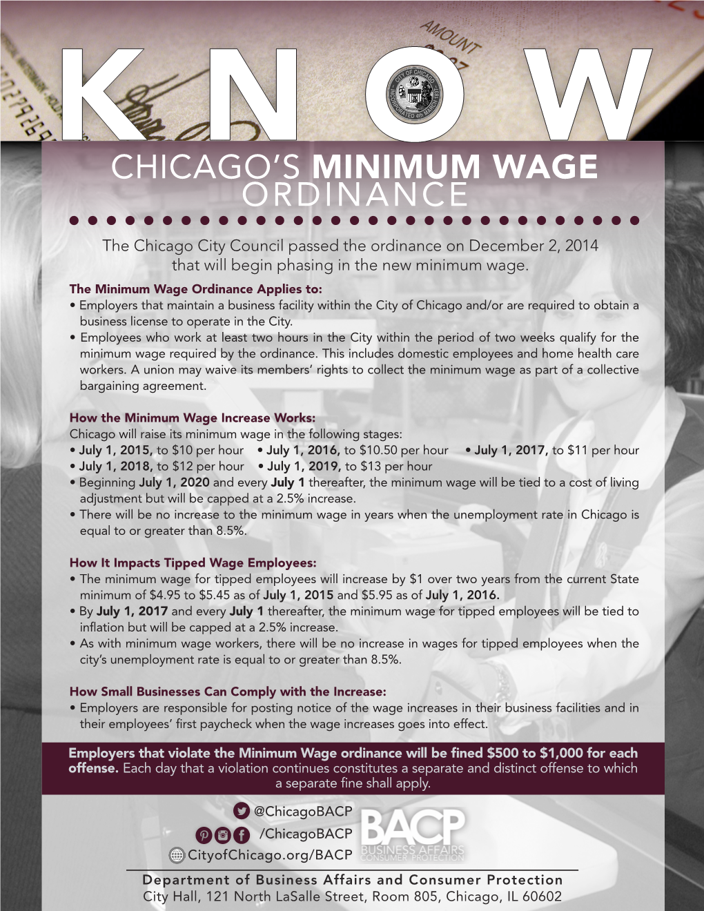 Chicago's Minimum Wage Ordinance
