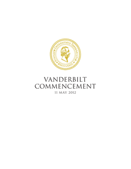 Vanderbilt Commencement Office and Vanderbilt University
