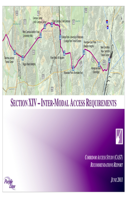 Purple Line - Corridor Access Study (Cast) – Recommendations Report
