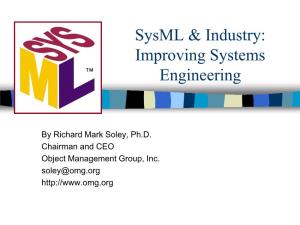 Sysml & Industry: Improving Systems Engineering