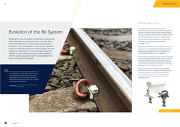 Evolution of the Re System Two Clips and a Flat Pad) the New Design from Pandrol Featured Just Three Components; Two Clips with a Toe Insulator Per Rail Seat