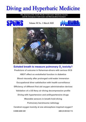 Diving and Hyperbaric Medicine Journal 2020;50(1)